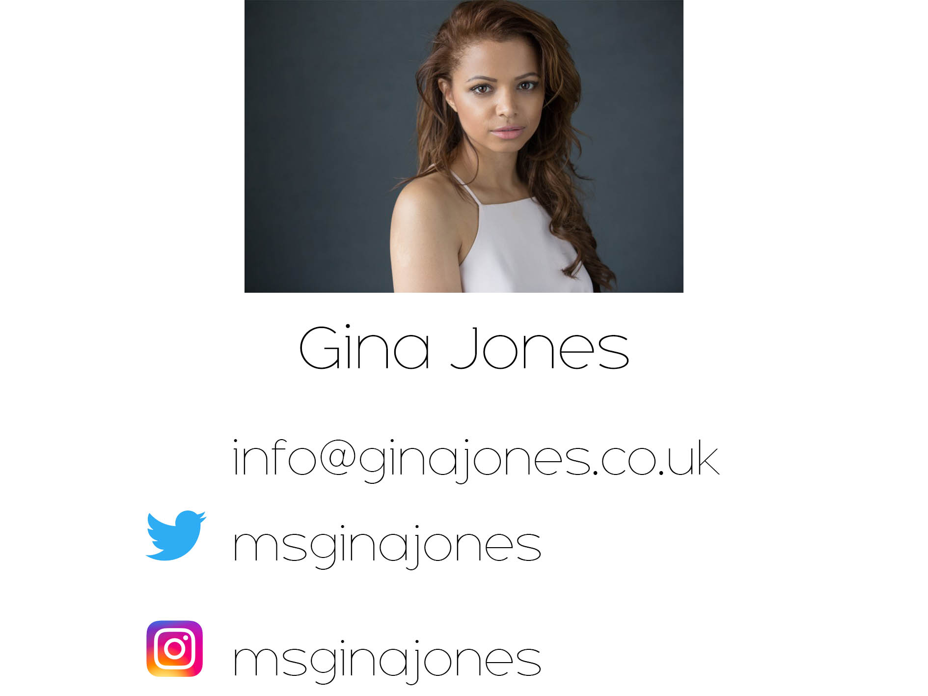 Gina Jones Actress